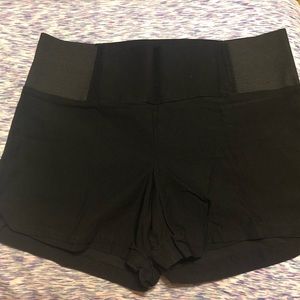 Black spandex shorts
